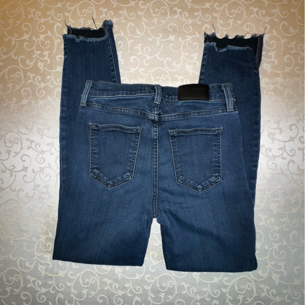 Pistola High Waisted Raw Hem Skinny Jeans - Picture 3 of 16